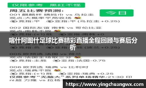 喀什阿图什足球比赛精彩直播全程回顾与赛后分析
